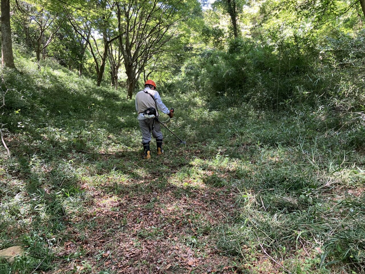 除草作業　FICの森
