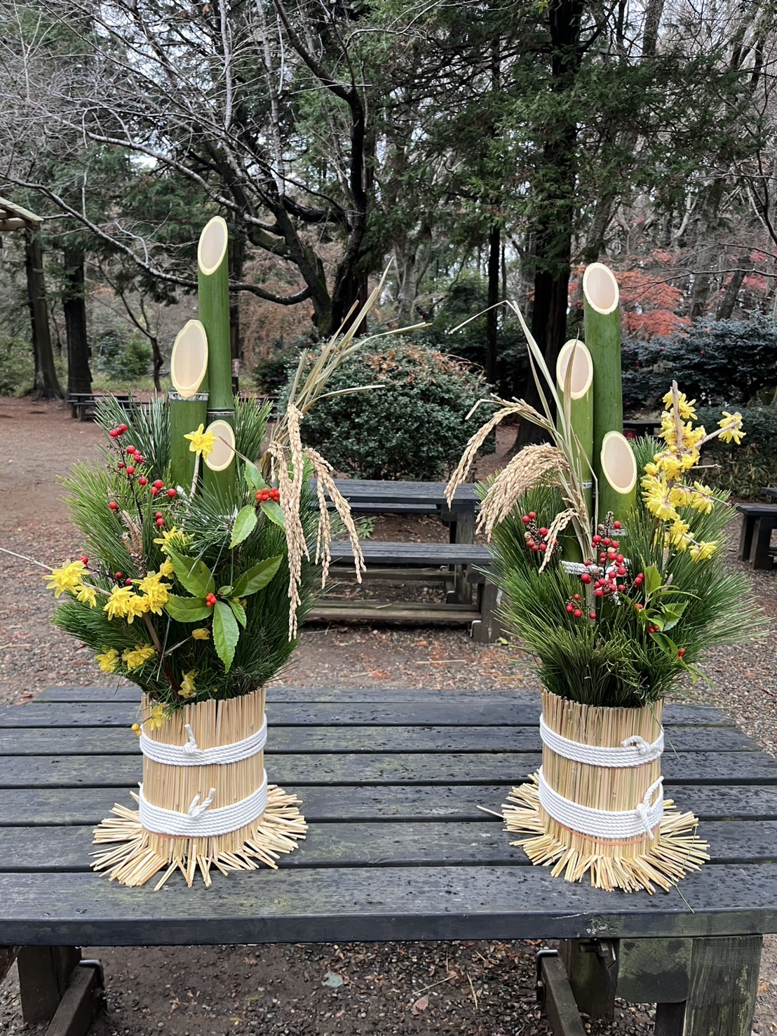 ミニ門松つくり